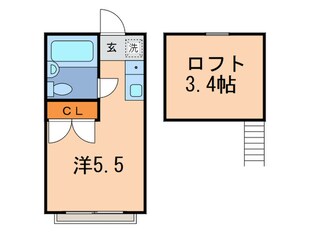 武蔵ケ丘パレスの物件間取画像